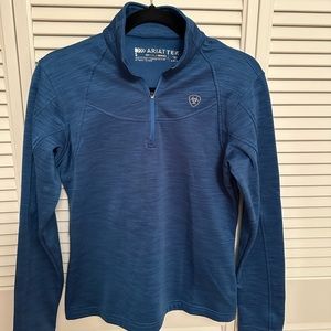 Ariat Cold Tek Equestrian Quarter Zip Performance Fleece.